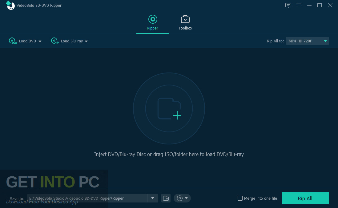 VideoSolo BD-DVD Ripper Free Download