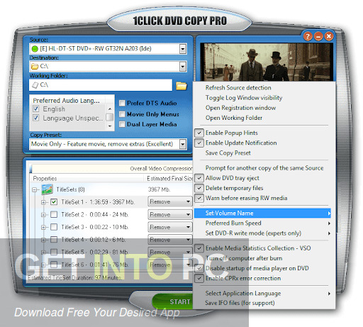 1CLICK DVD Copy Pro 2022 Free Download