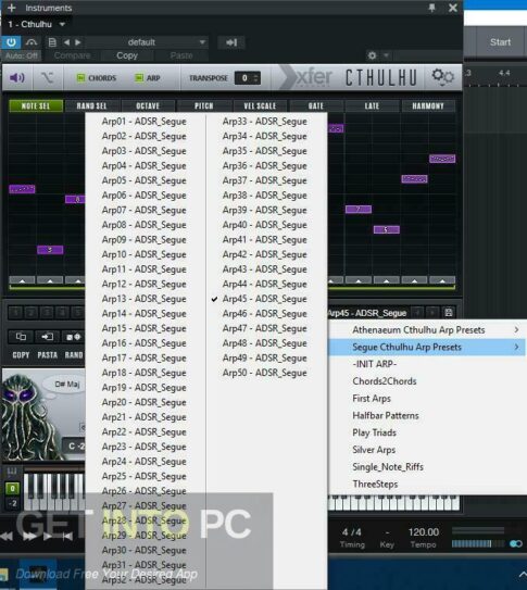ADSR Sounds – Segue – Melodic Chords & Arps for Cthulhu Free Download
