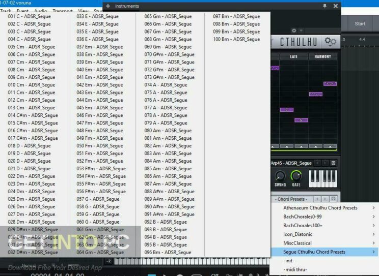 ADSR Sounds – Segue – Melodic Chords & Arps for Cthulhu Free Download