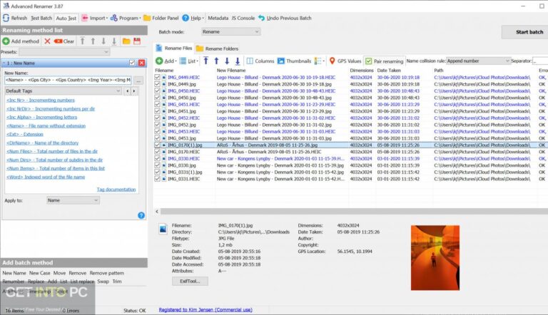 Advanced Renamer Commercial Free Download