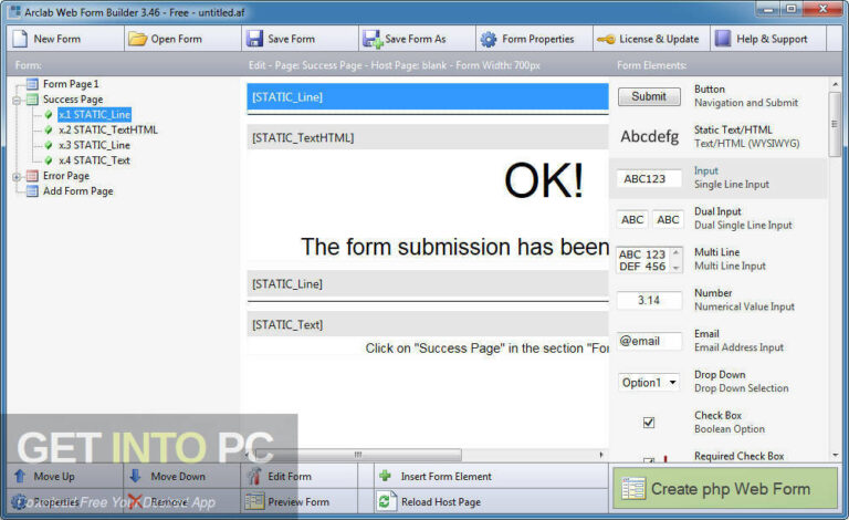 Arclab Web Form Builder 2022 Free Download