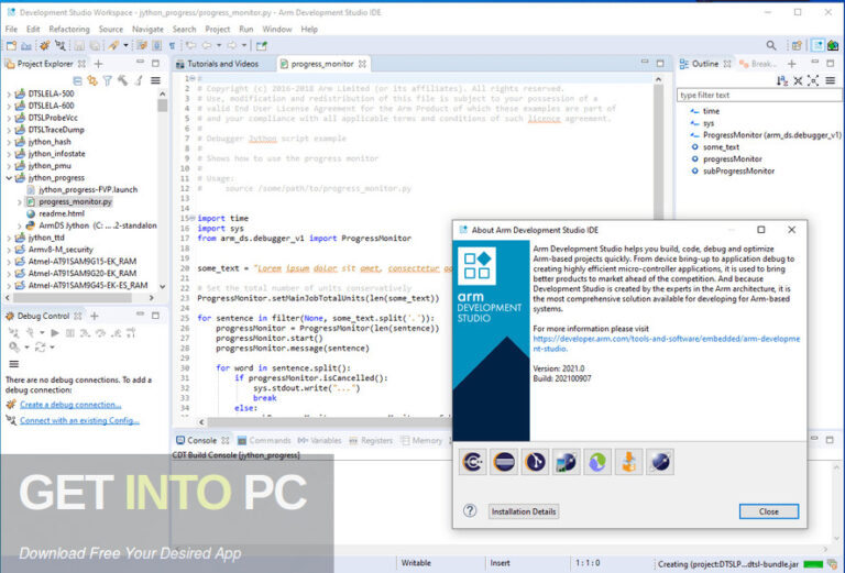 ARM Development Studio 2021 Free Download