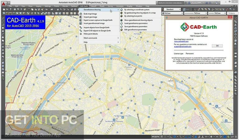 Arqcom CAD-Earth 2022 Free Download
