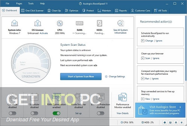 Auslogics BoostSpeed 2022 Free Download