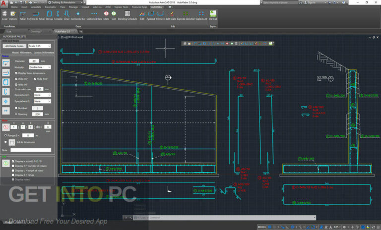 AutoRebar for Autodesk AutoCAD2013-2021 Free Download