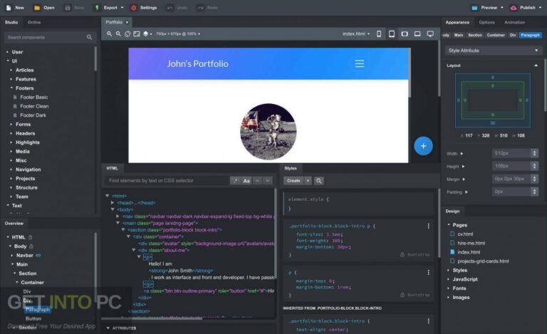 Bootstrap Studio 2022 Free Download