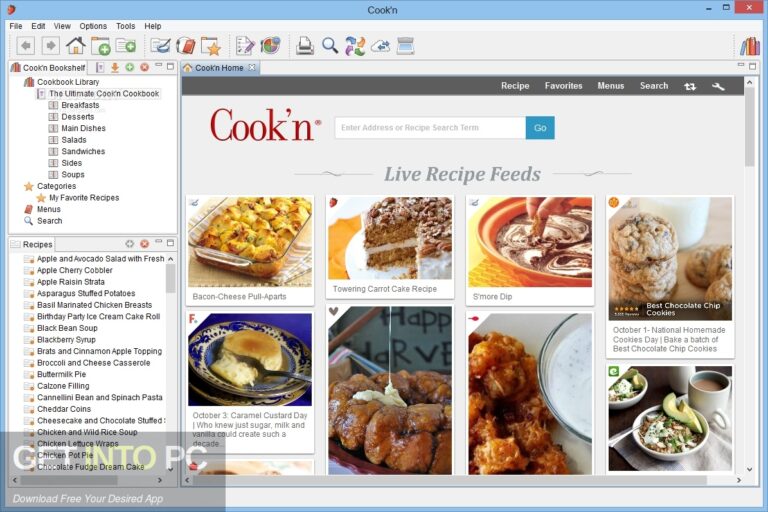 Cook’n Recipe Organizer X3 Free Download