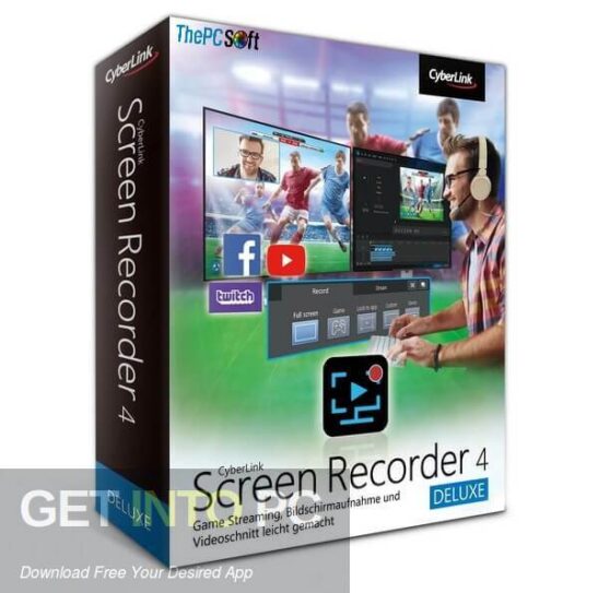 CyberLink Screen Recorder Deluxe 2021 Free Download