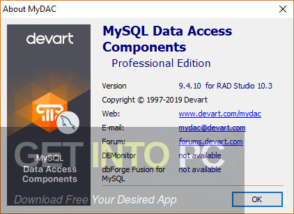 Devart MyDAC 2022 Free Download Devart MyDAC 2022 Free Download