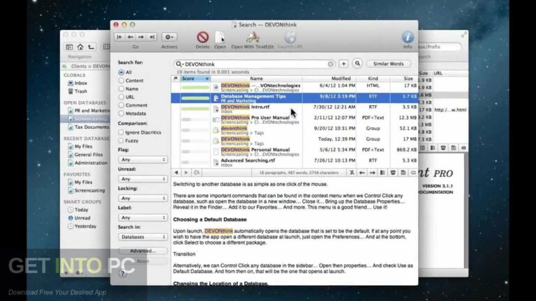 DEVONthink Pro 2022 Free Download