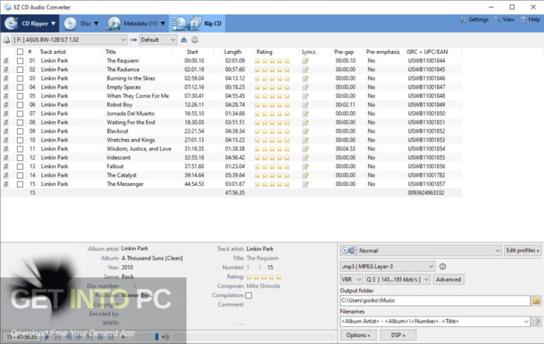 EZ CD Audio Converter 2022 Free Download