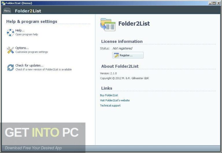 Folder2List 2022 Free Download