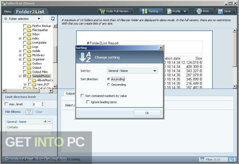 Folder2List 2022 Free Download
