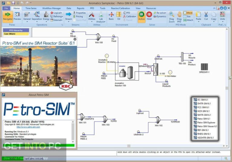 KBC Petro-SIM and the SIM Reactor Suite 2022 Free Download