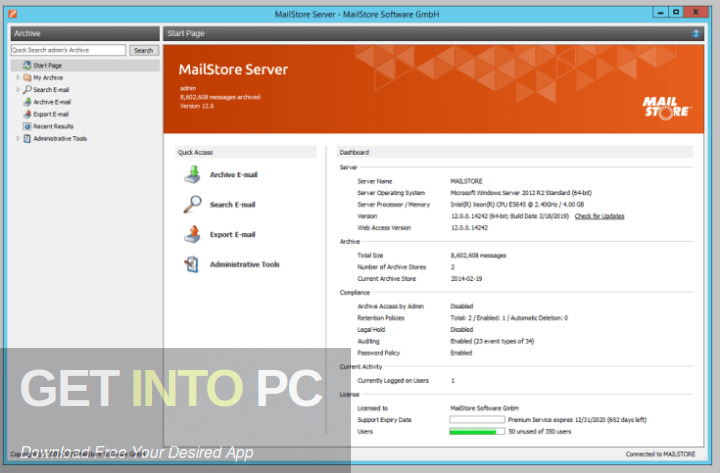 MailStore Server 2022 Free Download