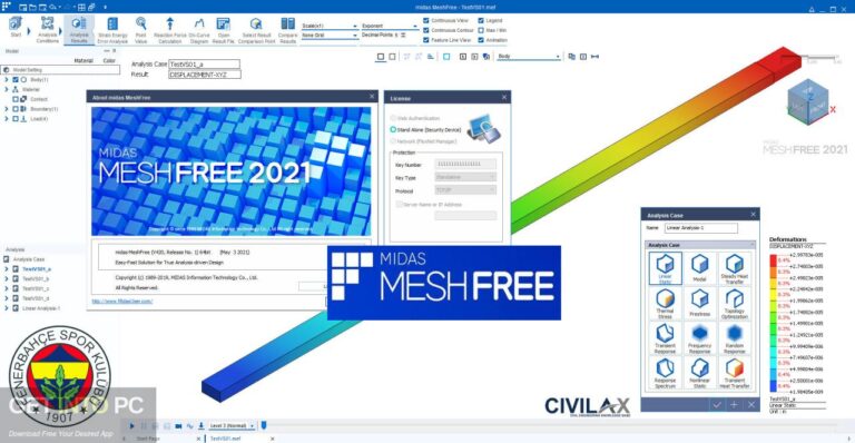 midas MeshFree 2021 Free Download