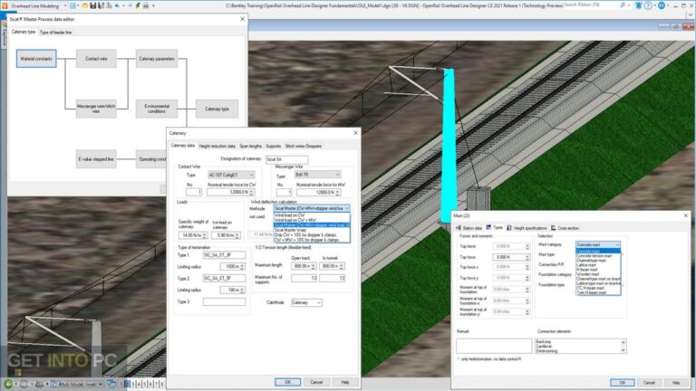 OpenRail Overhead Line Designer CONNECT Edition 2021 Free Download