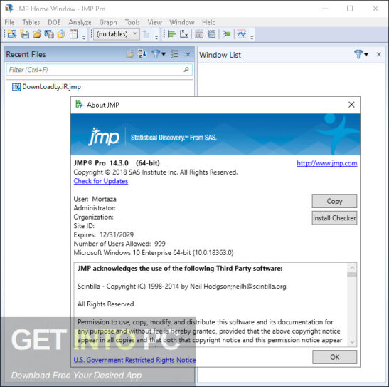 SAS JMP Statistical Discovery Pro 2022 Free Download