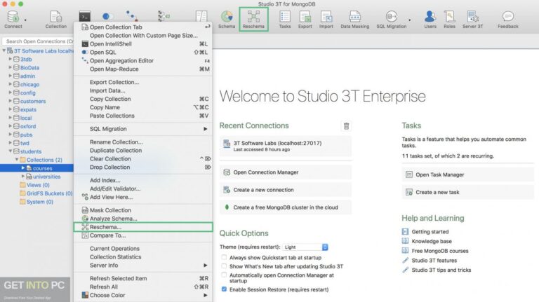 Studio 3T for MongoDB 2020 Free Download