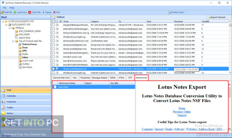 SysTools Outlook Recovery 2022 Free Download