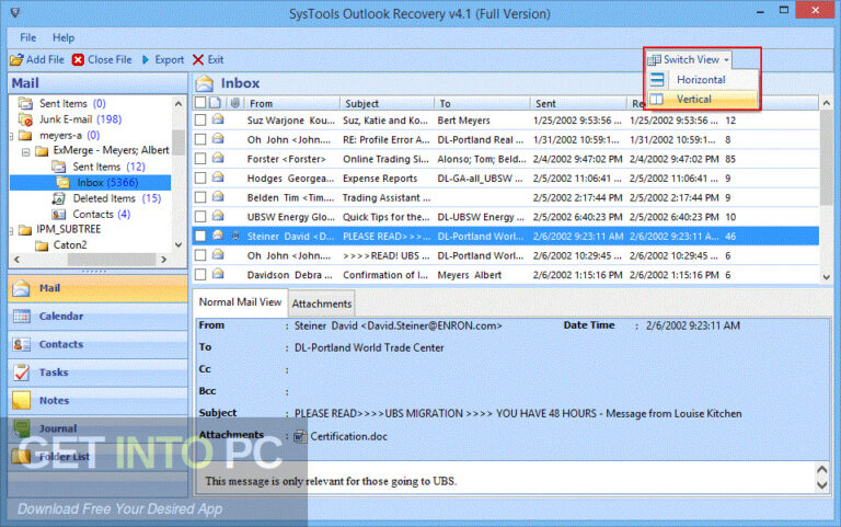 SysTools Outlook Recovery 2022 Free Download