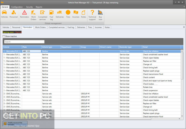 Vinitysoft Vehicle Fleet Manager 2022 Free Download