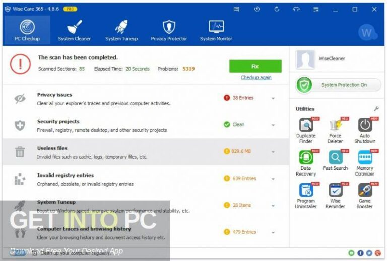 Wise Care 365 Pro 2022 Free Download
