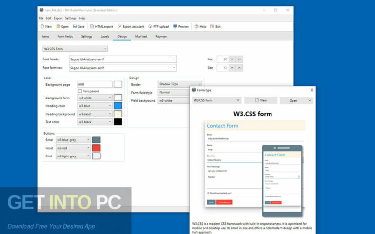 DA-Software OrderForm Free Download