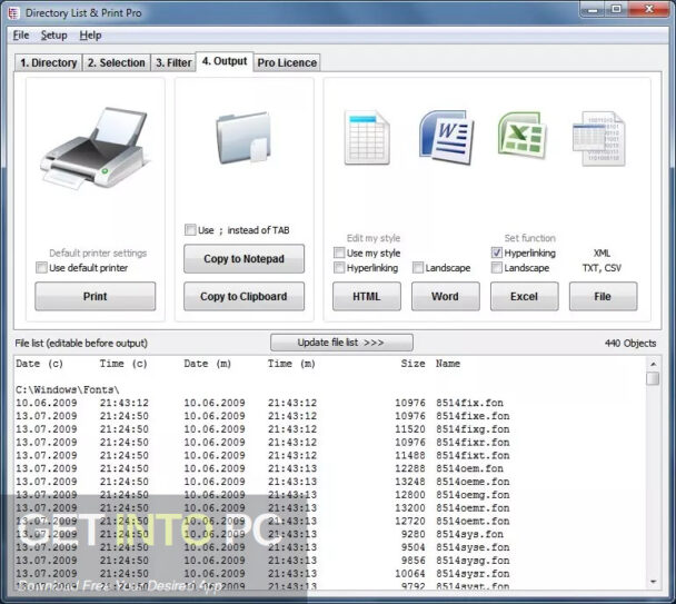 Directory List & Print 2022 Free Download