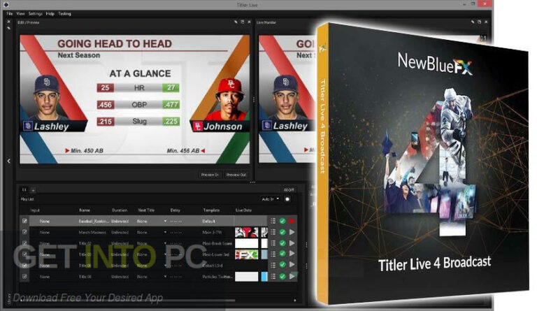 NewBlue Titler Live 4 Broadcast 2022 Free Download