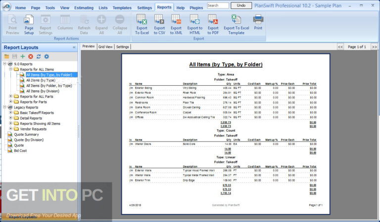 PlanSwift Pro Metric 2022 Free Download