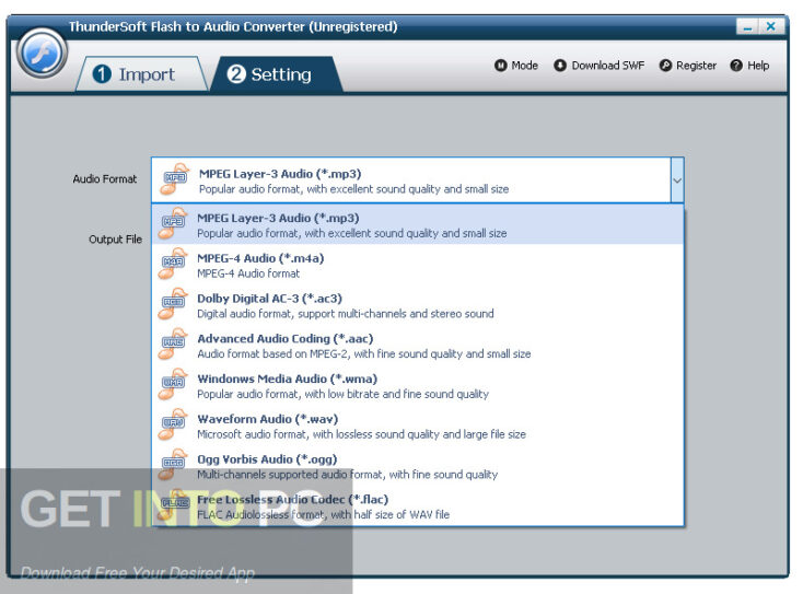 ThunderSoft Flash to Audio Converter Free Download