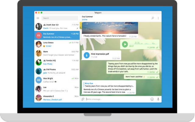 Telegram Desktop Download for PC Windows